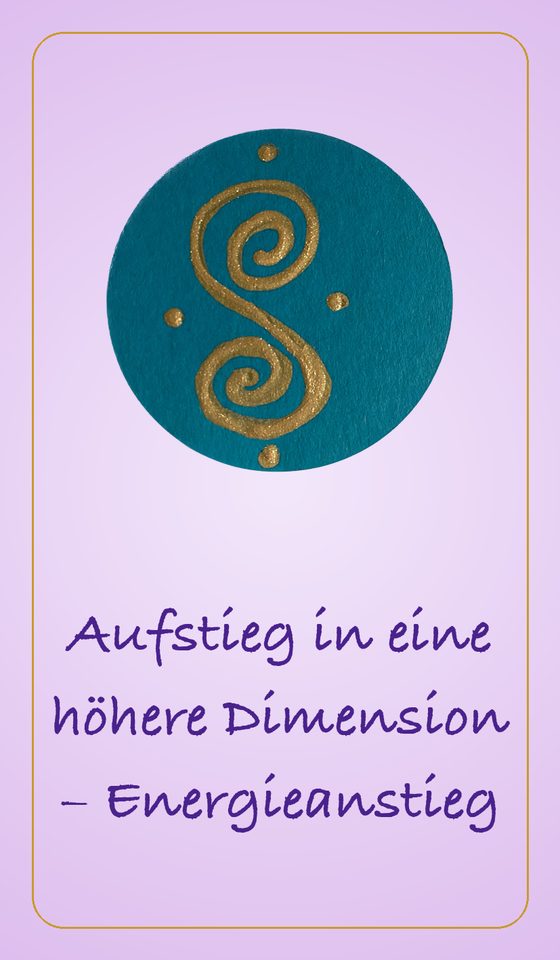 Aufstieg in eine höhere Dimension - Energieanstieg