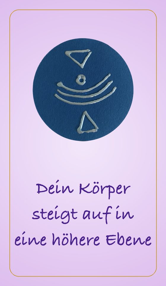 Dein Körper steigt auf in eine höhere Ebene