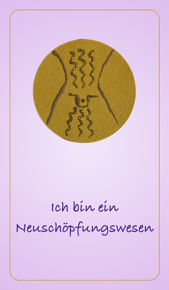 Ich bin ein Neuschöpfungswesen