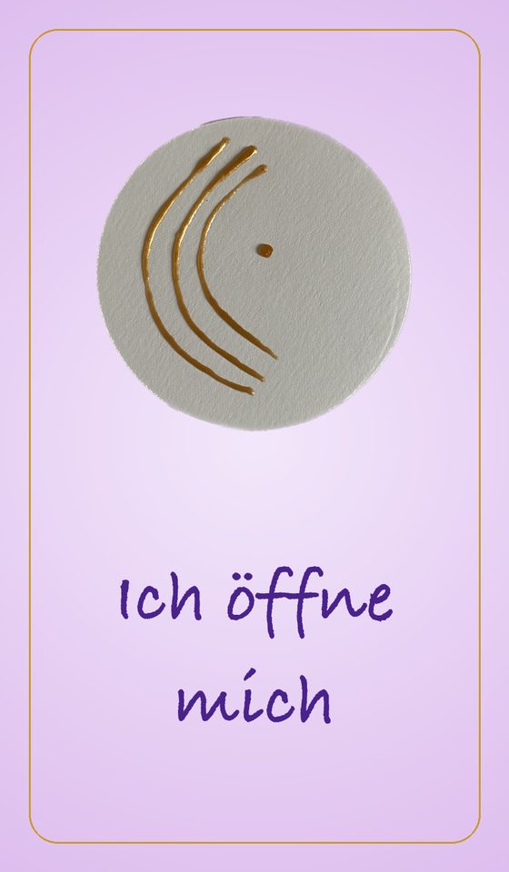 Ich öffne mich