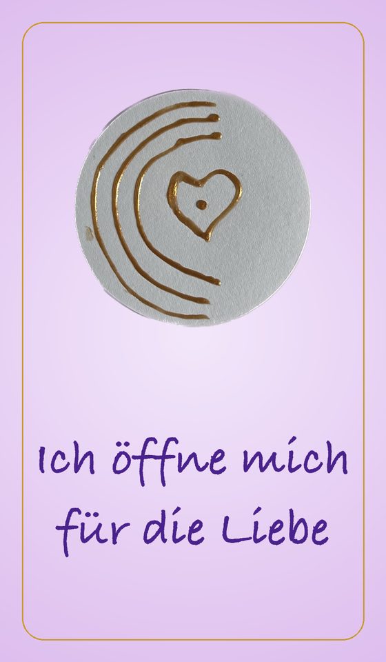Ich öffne mich für die Liebe