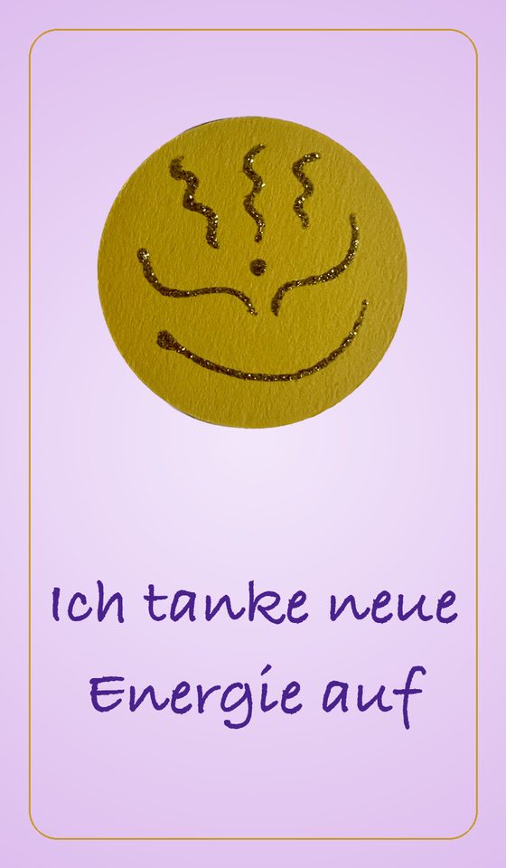Ich tanke neue Energie auf