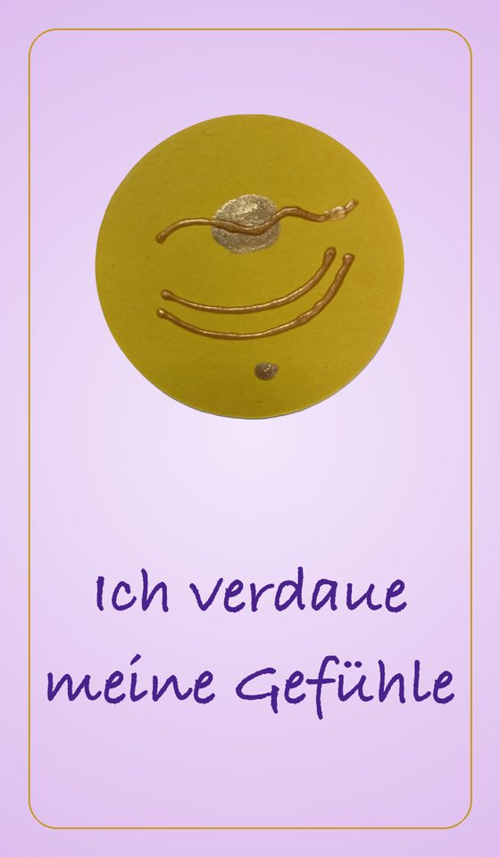 Ich verdaue meine Gefühle