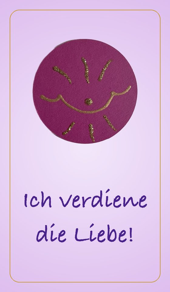 Ich verdiene die Liebe-