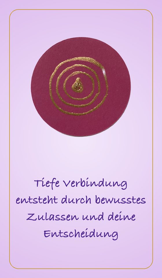 Tiefe Verbindung entsteht durch bewusstes Zulassen und deine Entscheidung